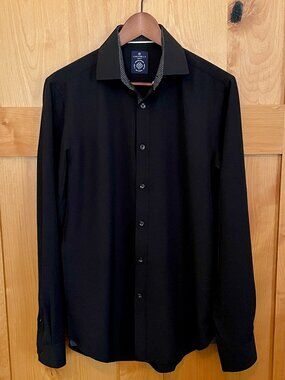 Men's CON.STRUCT Brand button down slim fit no iron dress shirt